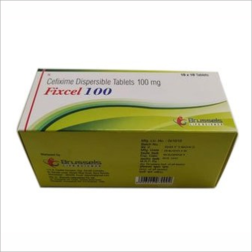 Fixcel 100 Tablet - 100mg Cefixime, Rapid Dissolve Technology for Enhanced Absorption