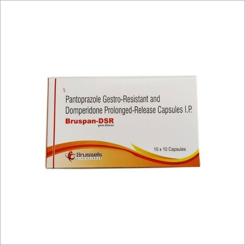 Bruspan Dsr Ingredients: Panrorprazole 40mg + Domperidone Sr 30mg Cap