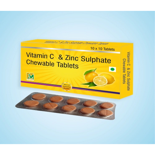 Vitamin C With Zinc Sulphate Tablet