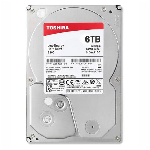 Toshiba 6Tb Survilience Hard Drive Application: Computer