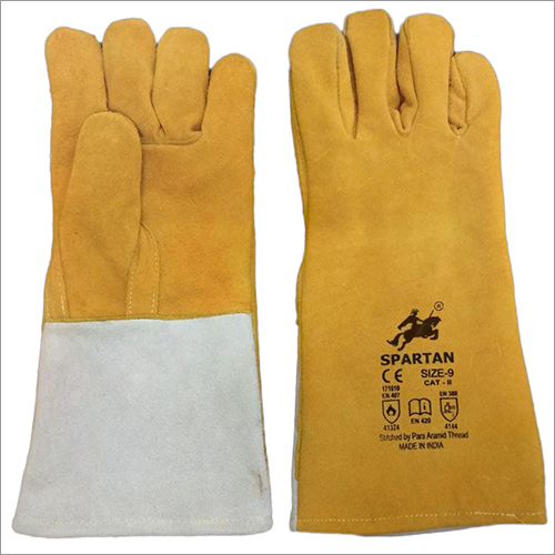 White Straight Thumb Gloves