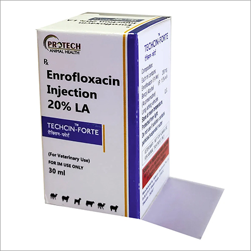 20 Percent LA Enrofloxacin Injection By PROTECH ANIMAL HEALTH