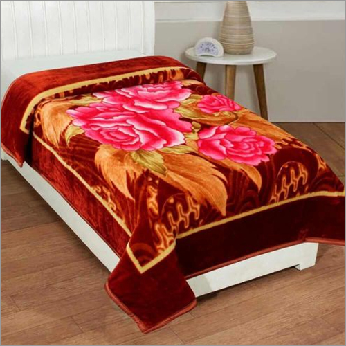 Shilay Rose Soft Mink Blanket Bordered