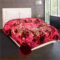 Shilay Pink Single Rose Soft Mink Blanket