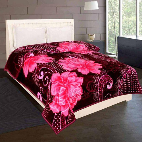 Shilay Purple Rose Soft Mink Blanket