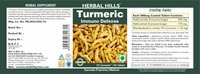 Herbal Hills Turmeric 60 Turmeric/ Curcuma/Curcuma longa -500 mg