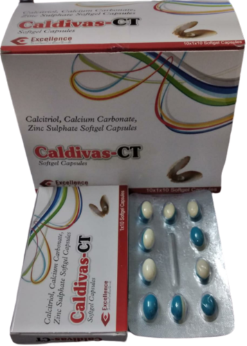 Calcitriol Calcium Carbonate Zinc Sulphate softgel Capsules