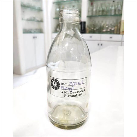 300ml Phenyl Empty Glass Bottle By G. M. OVERSEAS