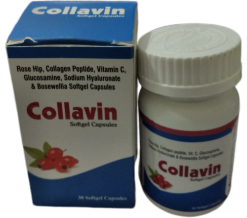 Rosehip Extract, Collagen Peptide, Vit. C, Glucosamine, Sodium Hyaluronate, Bosewellia