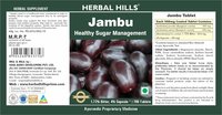 Herbal Hills Jambu 700 Tablets Ayurvedic Eugenia jambolana (Java plum) 500 mg