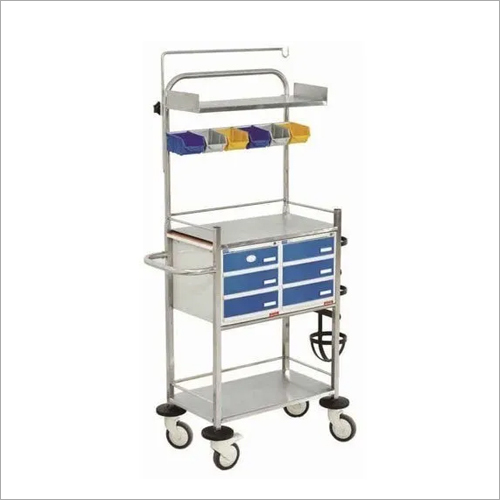 Crash Cart - Steel Material, Standard Size | Durable Hospital Furniture