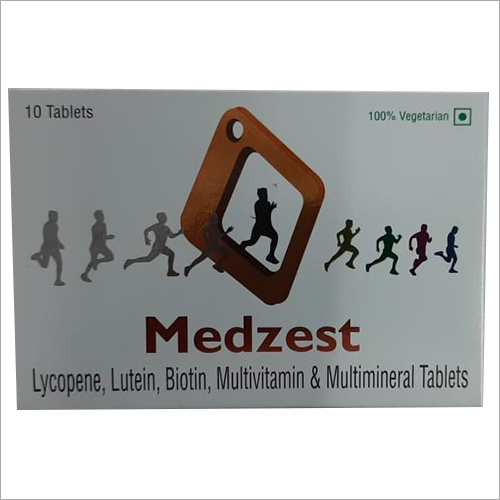 Medzest Lycopene Lutein Multivitamin And Multimineral Tablets