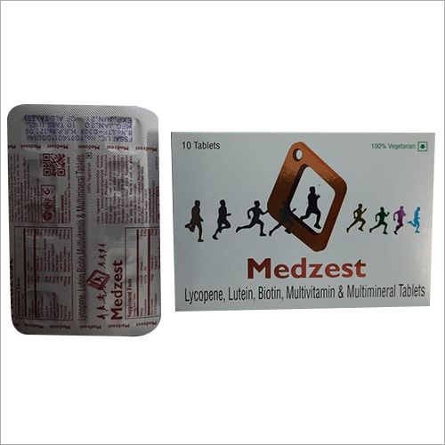 Medzest Lycopene Lutein Multivitamin And Multimineral Tablets