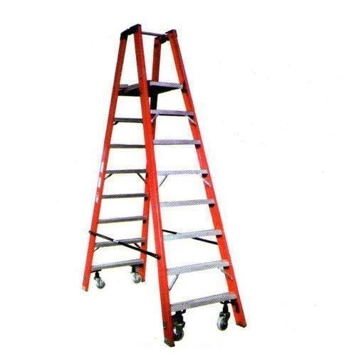 FRP Selfsupport Trestle Ladder With Foldable Platform-6feet (FP3006) FRP Selfsupport Trestle Ladder With Foldable Platform-6feet (FP3006)