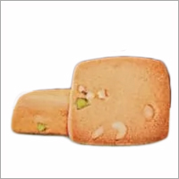 Kaju Pista Cookies Biscuit - Low-Fat, Square Shape, Sweet Taste, Semi-Hard Texture | Nutritive, Easy to Digest, Additive-Free