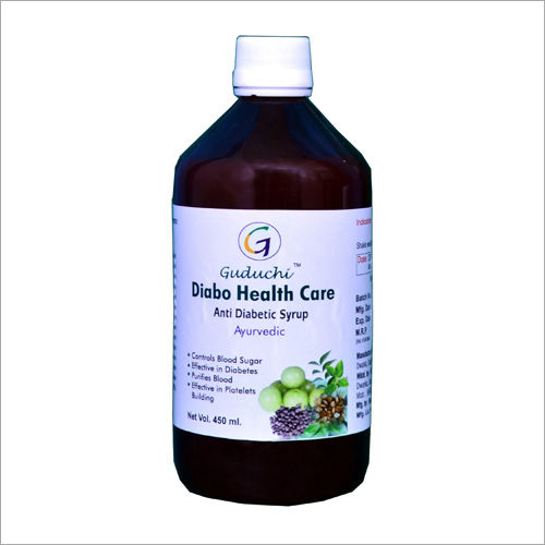 Ayurvedic Medicine 450 Ml Diabo Health Care Anti Diabetic Syrup