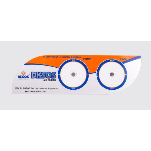 Desert Cooler Panel PVC Labels