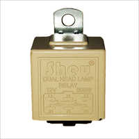 Dual Head Lamp Relay (12V) - 2 Mechanical Life | Reliable Dual Functionality with Enhanced Durability and Longevity