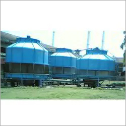 Industrial FRP Cooling Tower - FRP Material, New Condition, Blue Color | Ideal for Industrial Applications