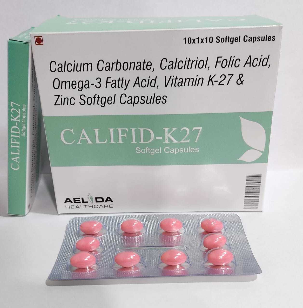 Calcitriol  Calcium Zinc Oxide Softgel Capsules