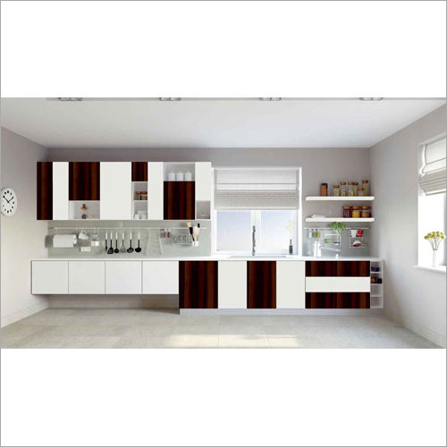 Straight UPVC Modular Kitchen