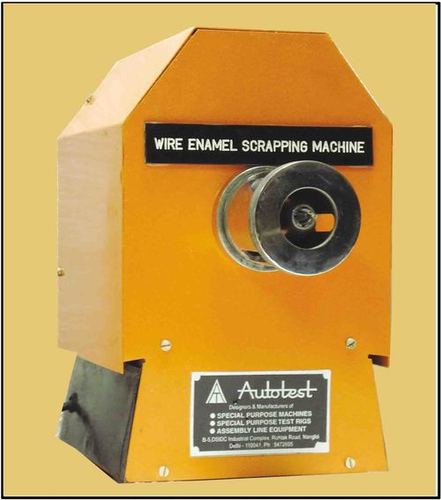 WIRE ENAMEL REMOVING MACHINE