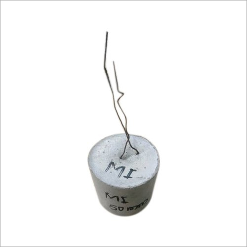 50 MM Wire Concrete Cover Block - Concrete Material, Cylindrical Shape | Ideal for Column Applications, Durable Design