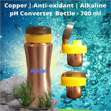 700 ML Copper Anti Oxidant Alkaline Ph Converter Bottle