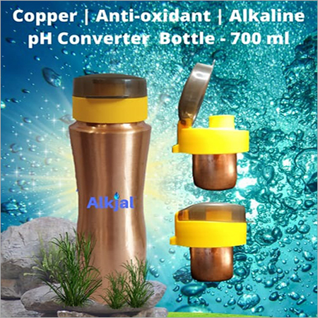 700 ML Copper Anti Oxidant Alkaline Ph Converter Bottle