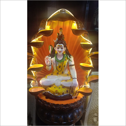 Shiva Statue Incense Fountain