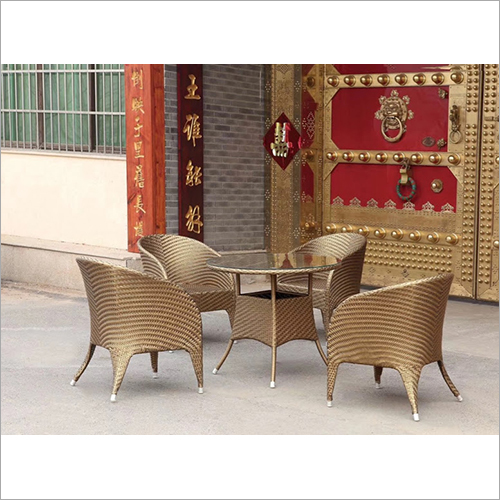 4 Seater Round Table Furniture Set