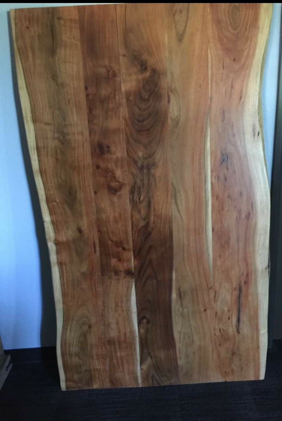 Live edge table tops