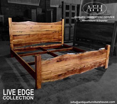 Antique Furniture House Live Edge Bed