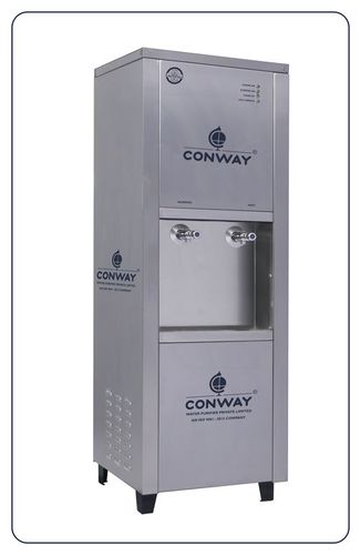 P 125 Stainless Steel Commercial Purifier Cum Dispenser Normal And Hot Dimension(L*W*H): 550 X 525 X 1450 Mm Millimeter (Mm)