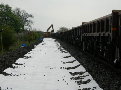 Dimple Boards with Geotextile