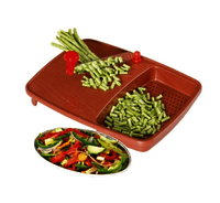 Thick Plastic Kitchen Chopping Cutting Slicing Tray With Holder Use: Hotel