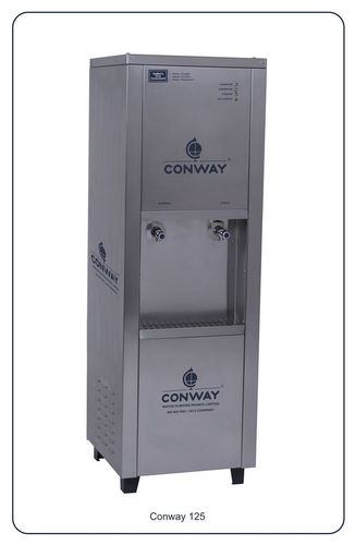 P 125 Stainless Steel Commercial Purifier Cum Dispenser - Dimension (L*W*H): 550 X 525 X 1450 Mm Millimeter (Mm)