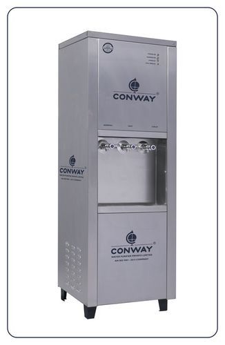 100 Stainless Steel Commercial Purifier Cum Dispenser Dimension(L*W*H): 455 X 450 X 1370 Mm Millimeter (Mm)