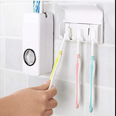 Toothpaste Dispenser & Tooth Brush Holder Use: Hotel