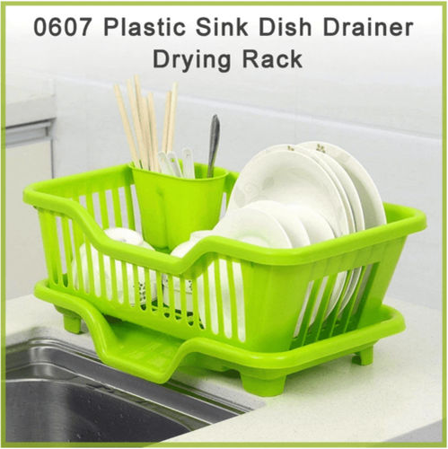 Plastic Sink Dish Drainer Drying Rack