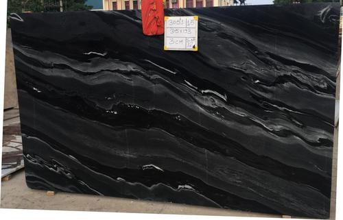 Black Marble Magic Black Or Barcode Black Marble Slabs Size: Different Size Available