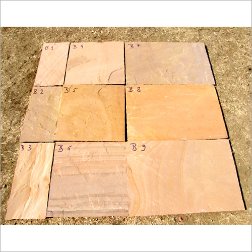 Brown Natural Sandstone Application: Flooring
