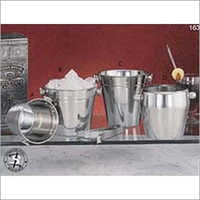 Stainless Steel Ice Bucket With Tong