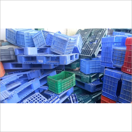 Multicolor Plastic Crate Scrap