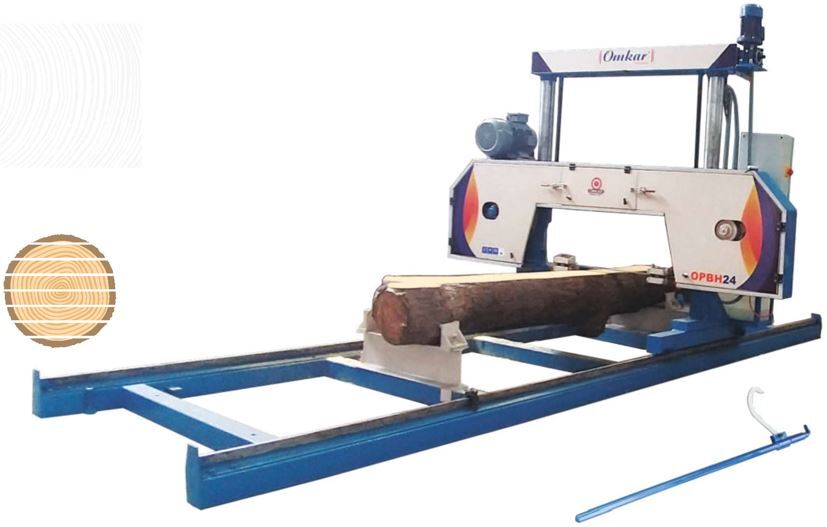 Portable Horizontal Bandsaw Machine Opbh-24 - Capacity: 150 Milliliter (Ml)