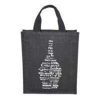 Pp Laminated Jute Three Bottle Bag - Size 35x30x10cm, Shoulder Length Handle, Customized Color, Re-usable, Bio-degradable, Eco-friendly Design