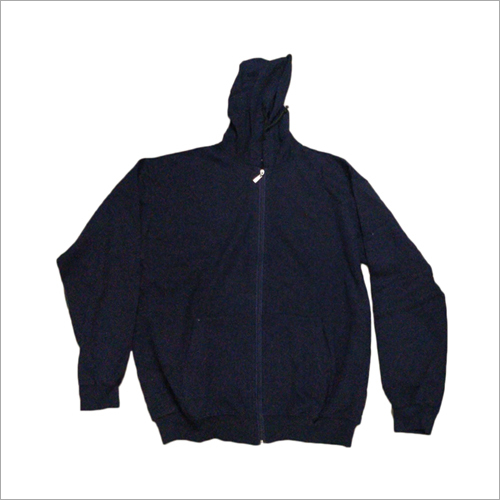 Plain Mens Zipper Hoodie