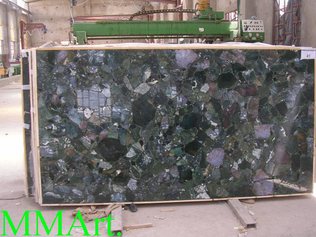 Gemstone Slabs and tiles for interior decoration