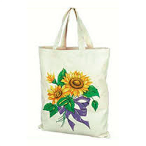 Flower Printed Cotton Bags