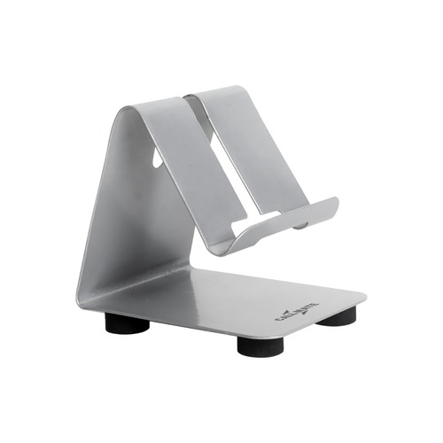 White Metal Mobile Stand